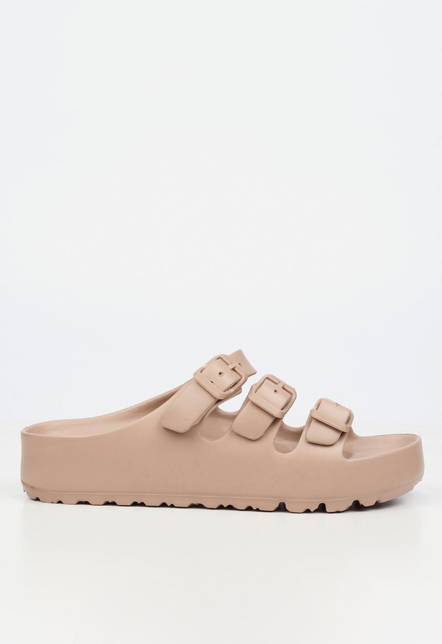Viabeach - Myla 1 triple buckle sandal - natural