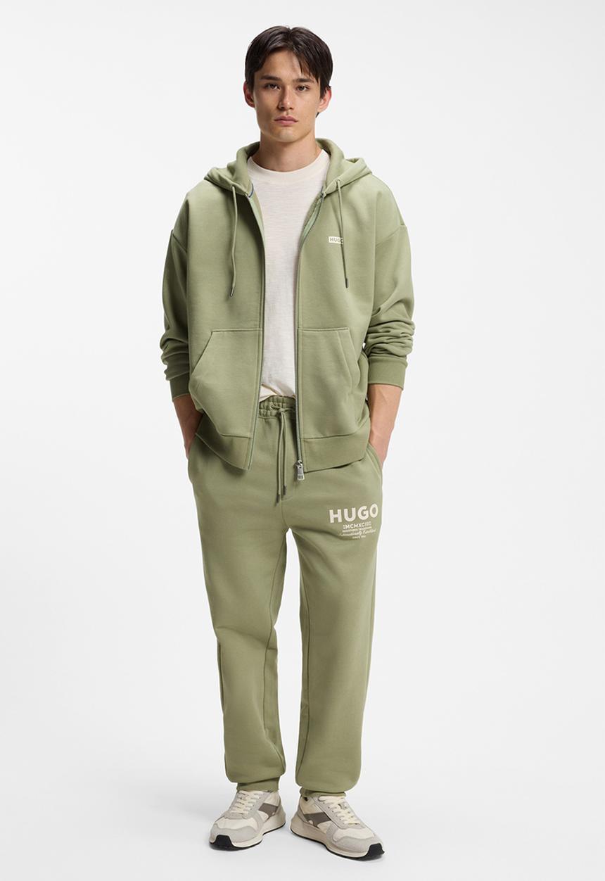 HUGO - Nevez Relax Pant- Beige Overflow