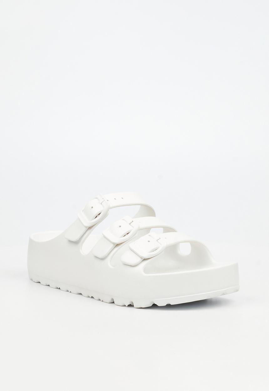 Viabeach - Myla 1 triple buckle sandal - white