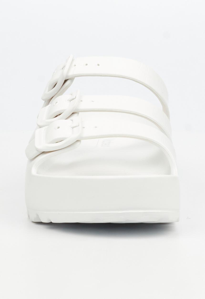 Viabeach - Myla 1 triple buckle sandal - white