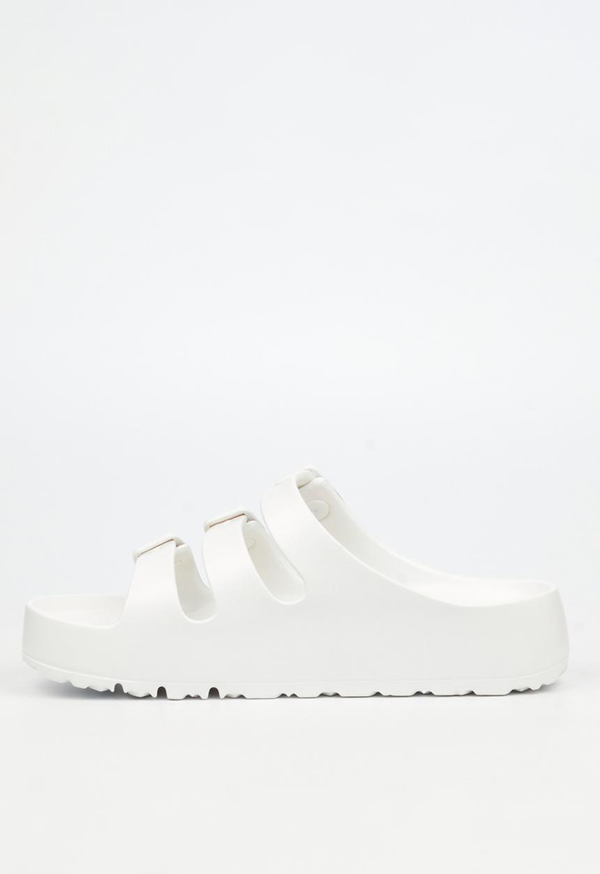 Viabeach - Myla 1 triple buckle sandal - white