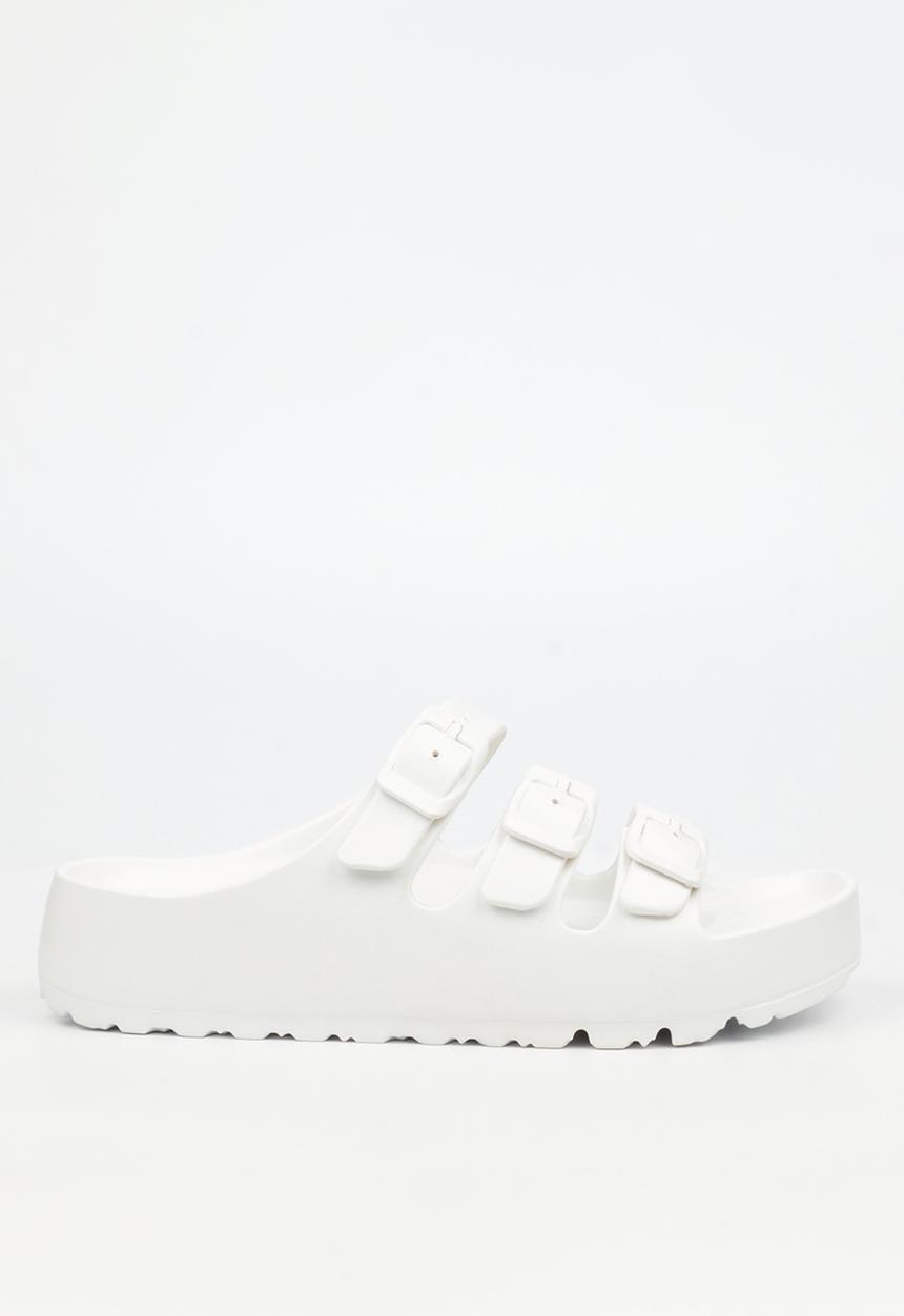 Viabeach - Myla 1 triple buckle sandal - white