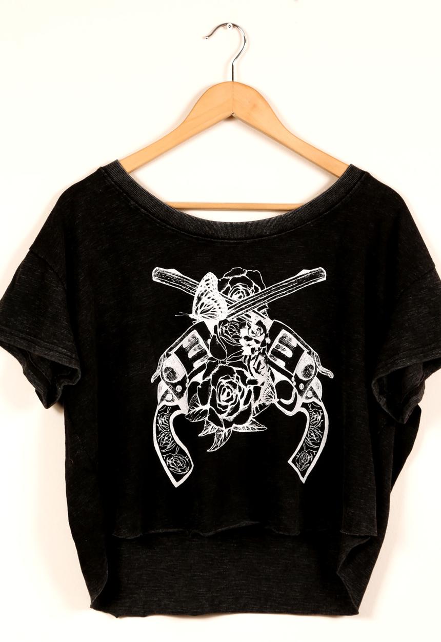 MINKPINK Fashion - Crossfire Tee – Black