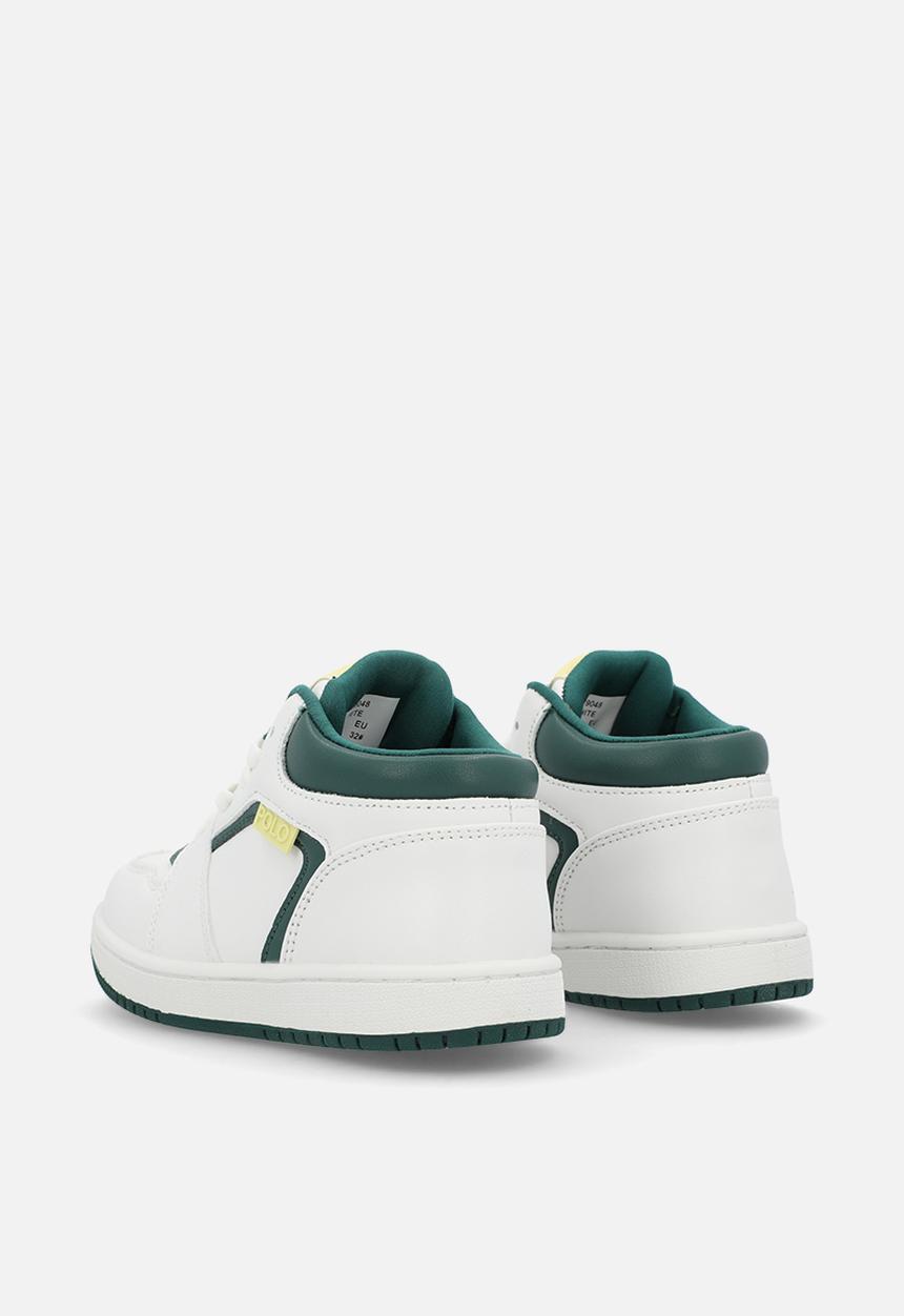 POLO - Boys Mixed Panelled  Sneaker  - White