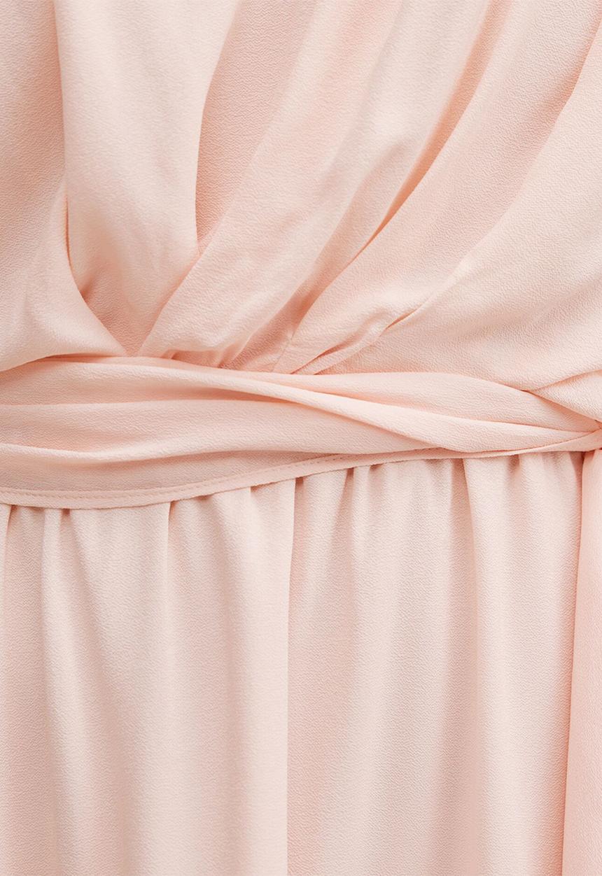 Forever New - Samantha tipped draped mini dress in rosewater