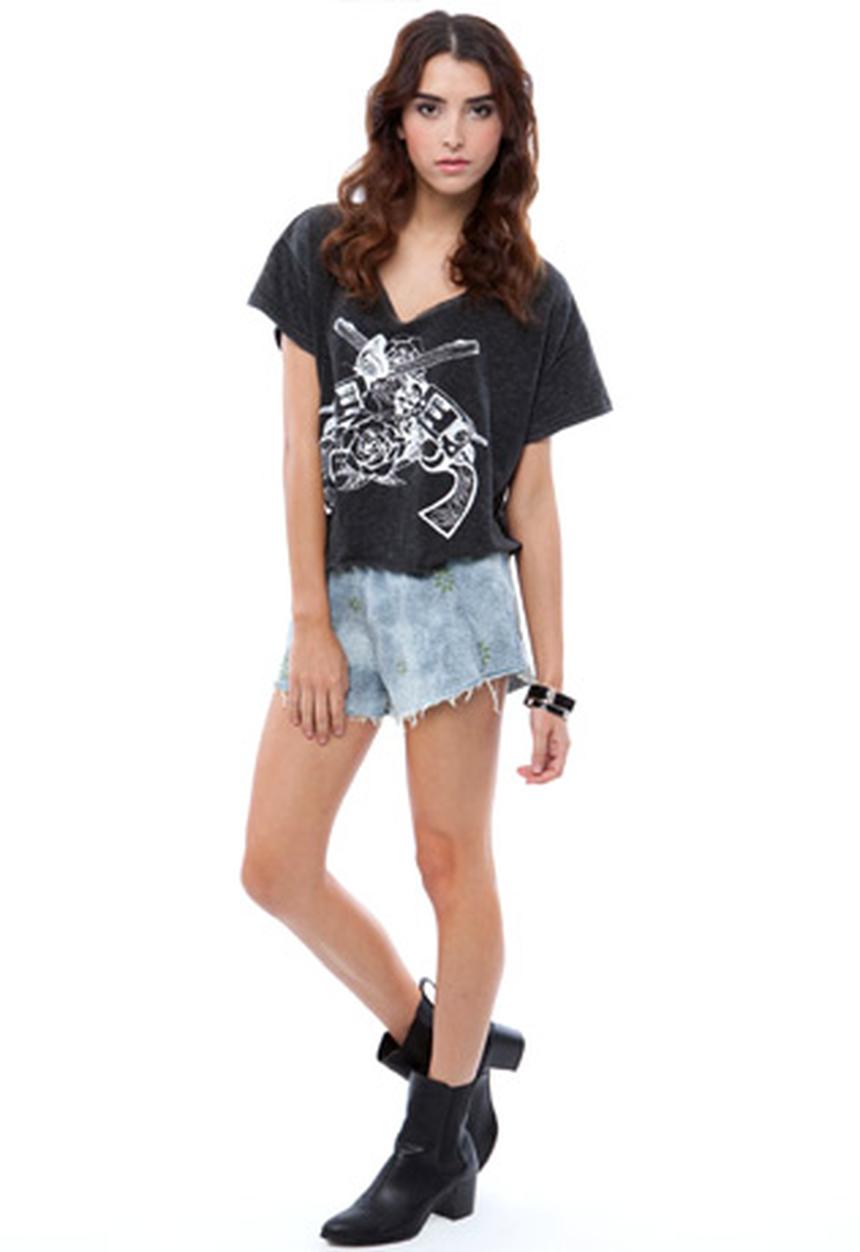 MINKPINK Fashion - Crossfire Tee – Black