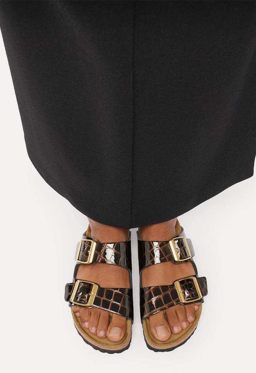 Birkenstock - Arizona LENA Emboss Animal Black