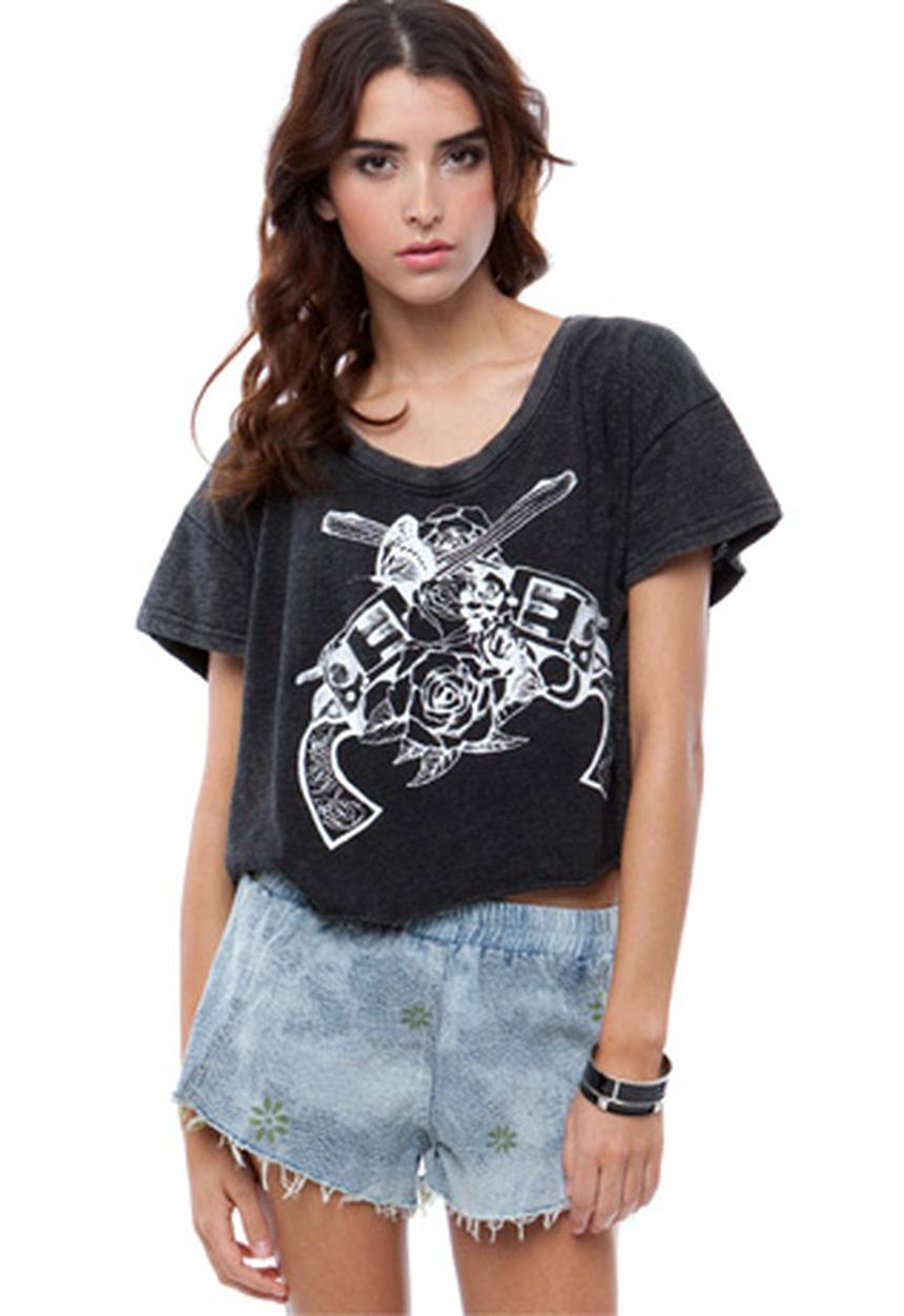 MINKPINK Fashion - Crossfire Tee – Black