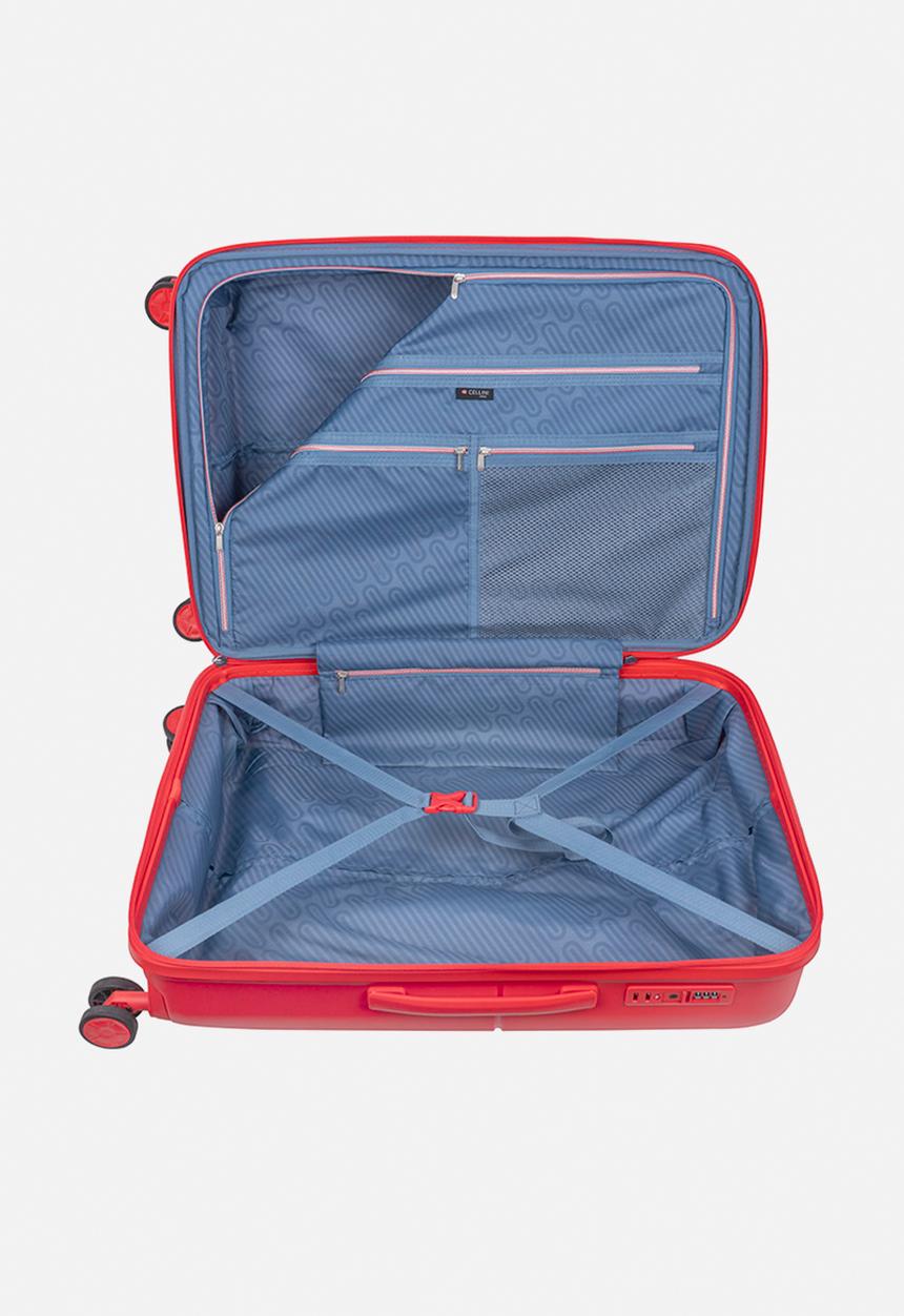 Cellini - Medium Trolley Case - Poppy Red