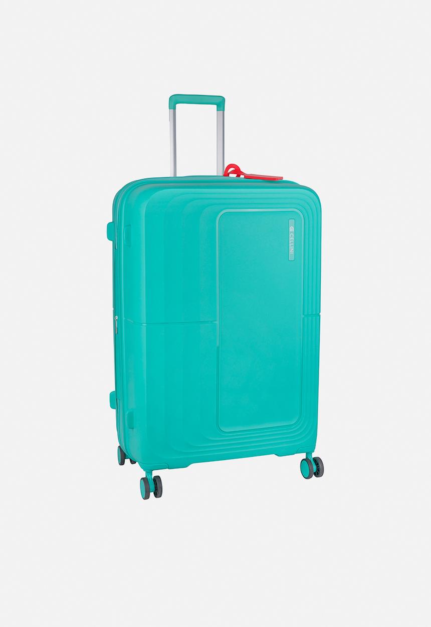 Cellini - Large Trolley Case - Aqua Green