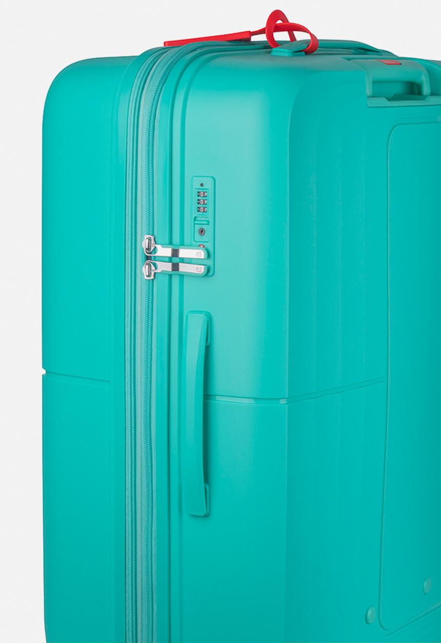 Cellini - Large Trolley Case - Aqua Green