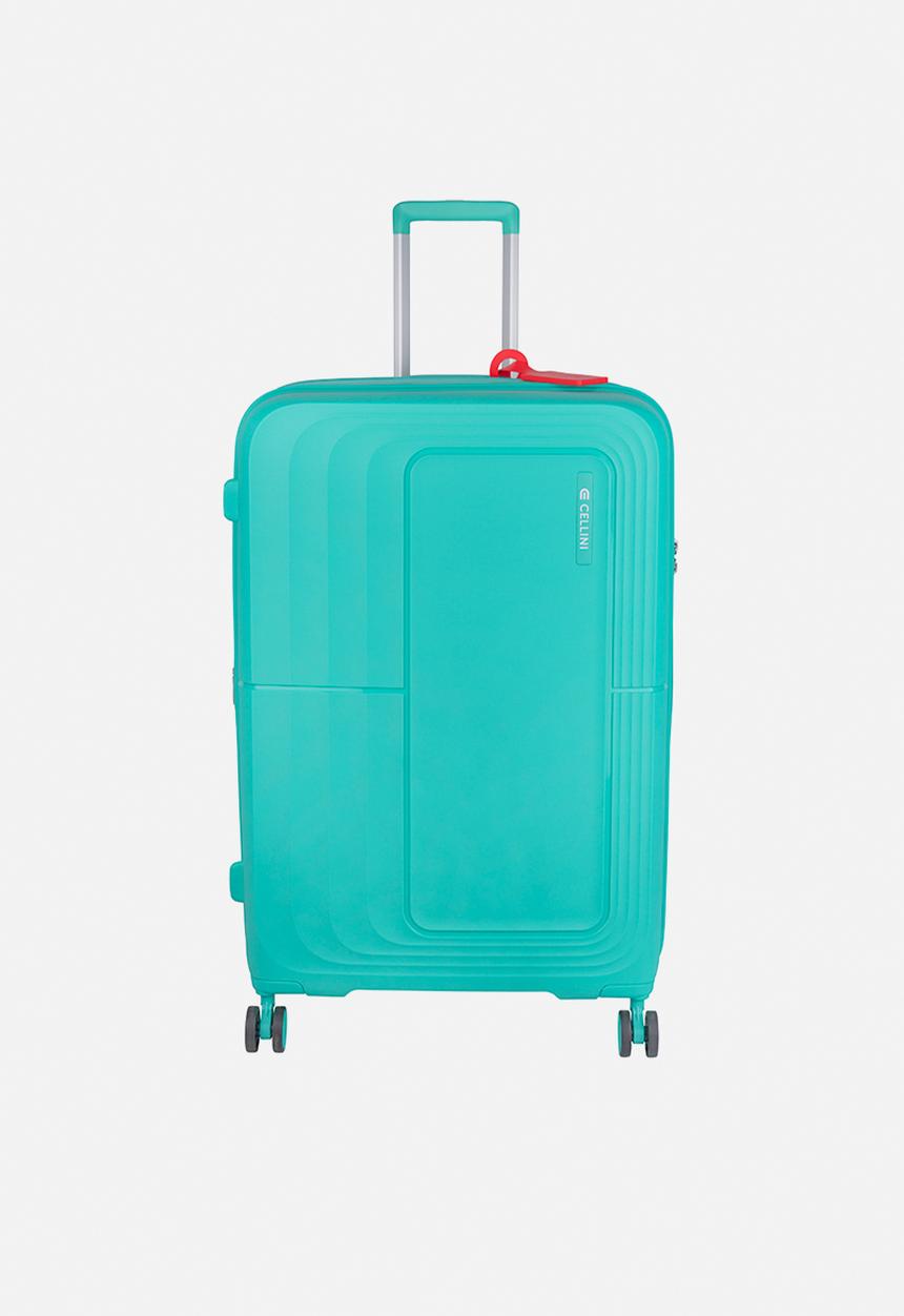 Cellini - Large Trolley Case - Aqua Green