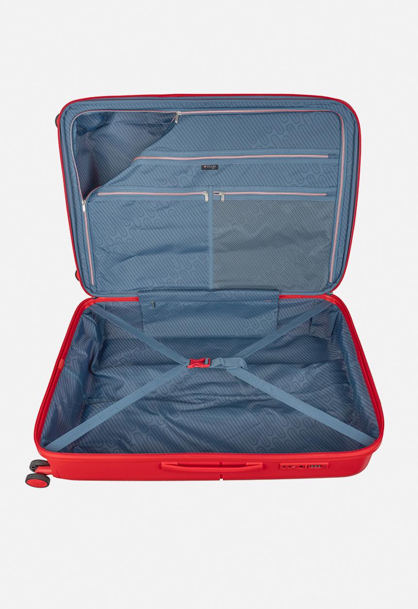 Cellini - Large Trolley Case - Poppy Red