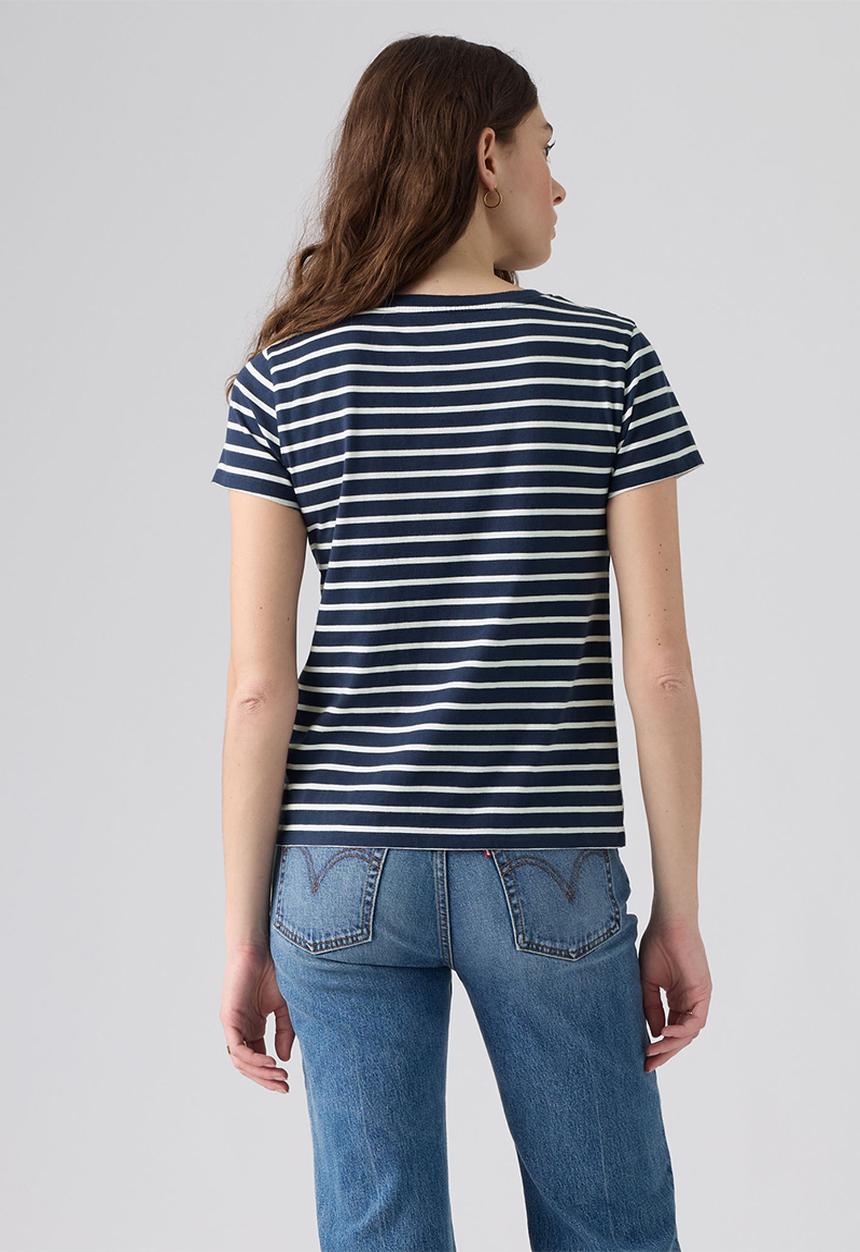 Levi’s® - Perfect Vneck - Emily Stripe Navy Blazer Jersey