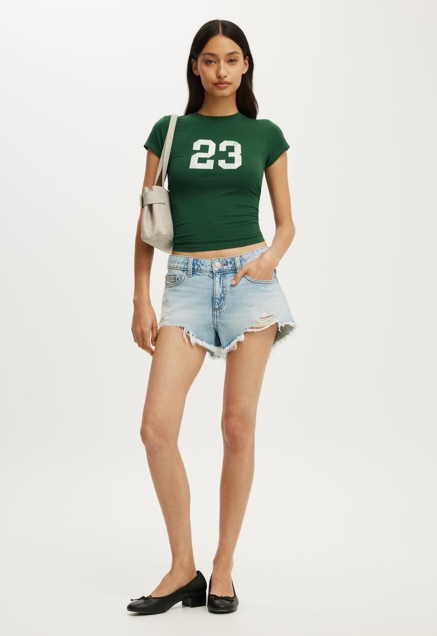 Cotton On - All Day Graphic Tee - 23/Heritage Green