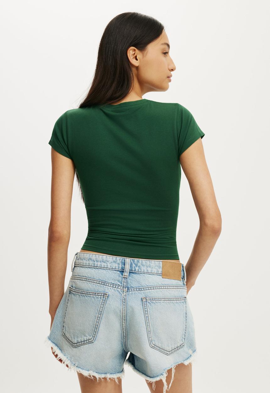 Cotton On - All Day Graphic Tee - 23/Heritage Green