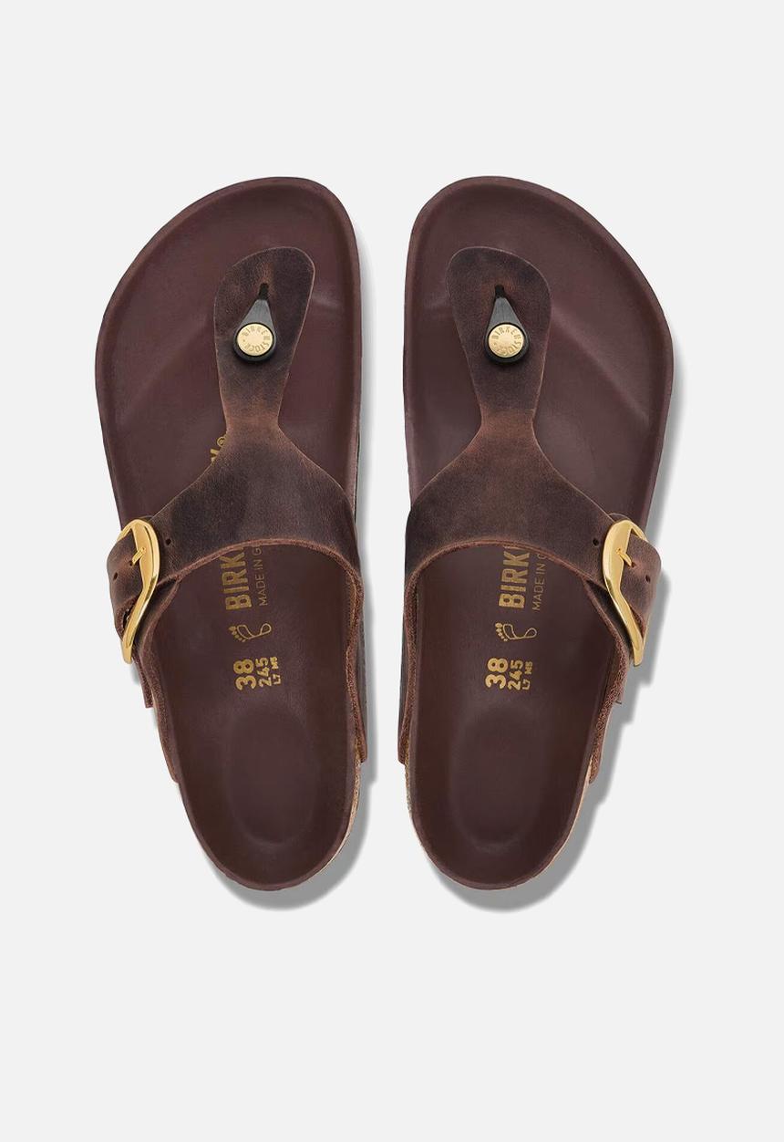 Birkenstock - Gizeh Big Buckle LEOI Habana HEX