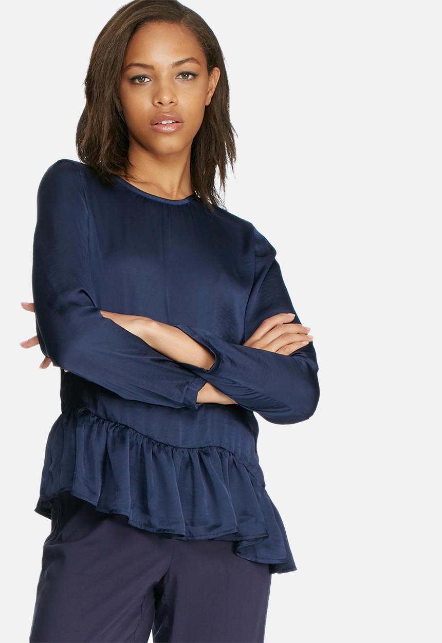 dailyfriday - Asymmetric peplum blouse