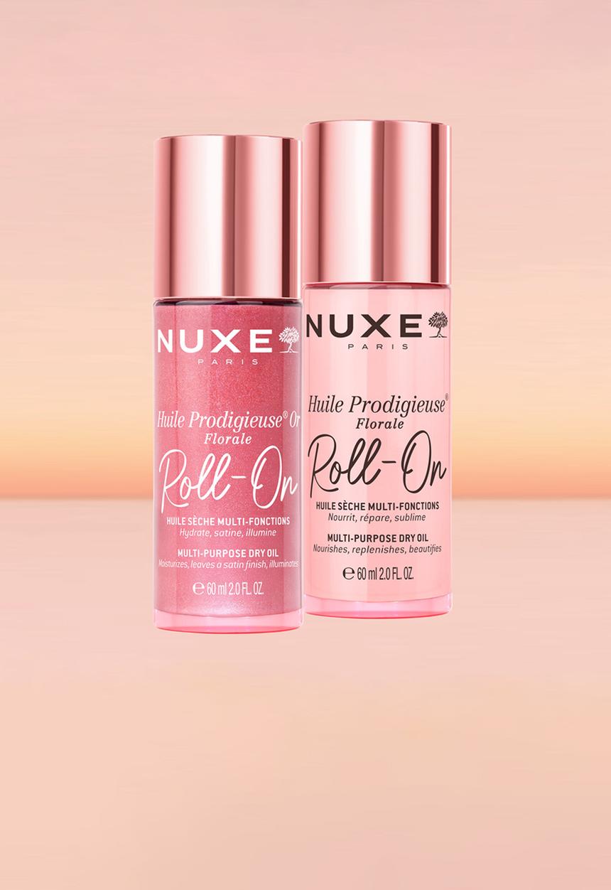 NUXE - Huile Prodigieuse® Florale  ROLL ON Pink Glow - 60ml