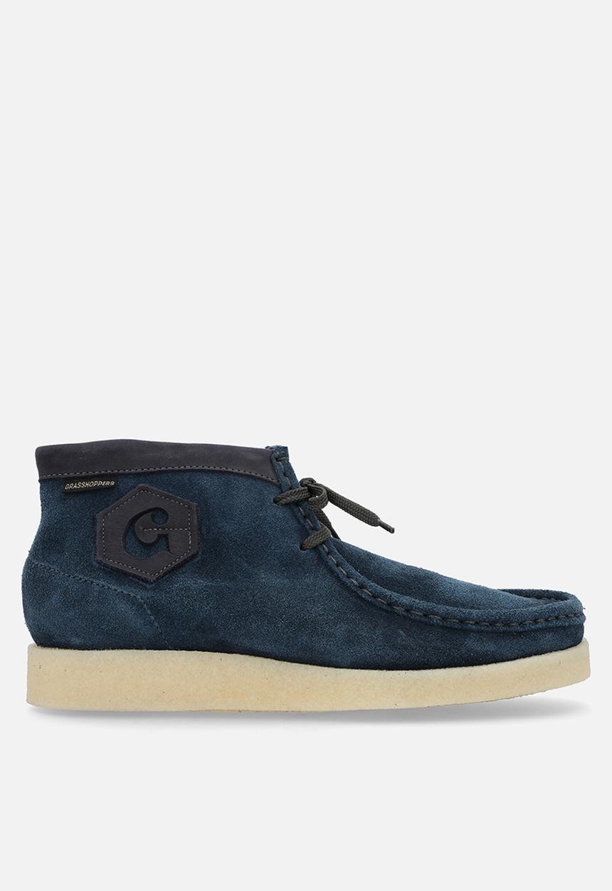 Grasshoppers - Brooklyn denim suede - navy sandiego