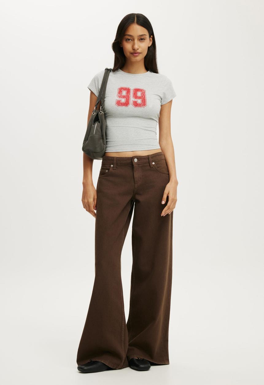 Cotton On - All Day Graphic Tee - 99/Grey Marle