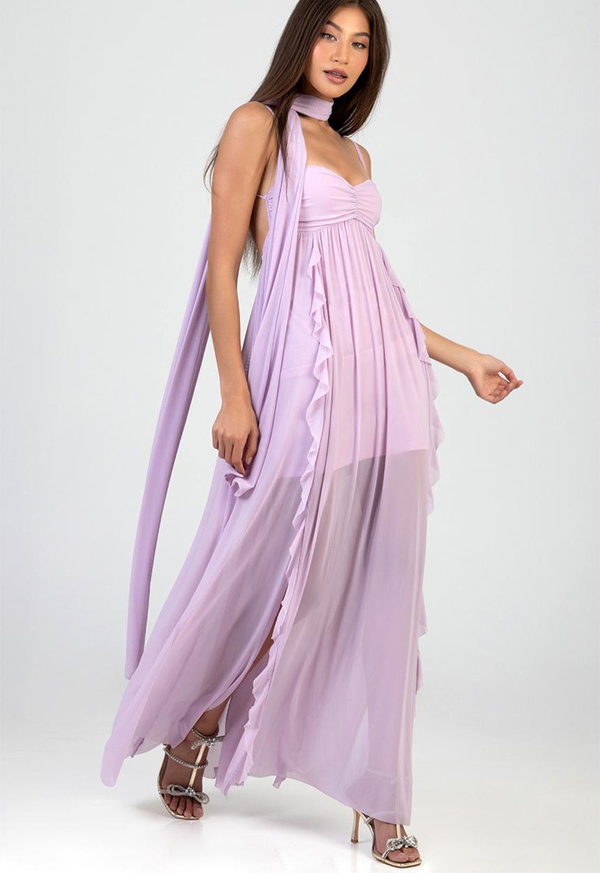 SISSY BOY - Lost In Paradise Maxi Dress - Lilac