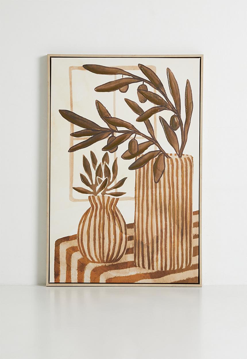 Sixth Floor - Foliage Still Life Artwork - Multi