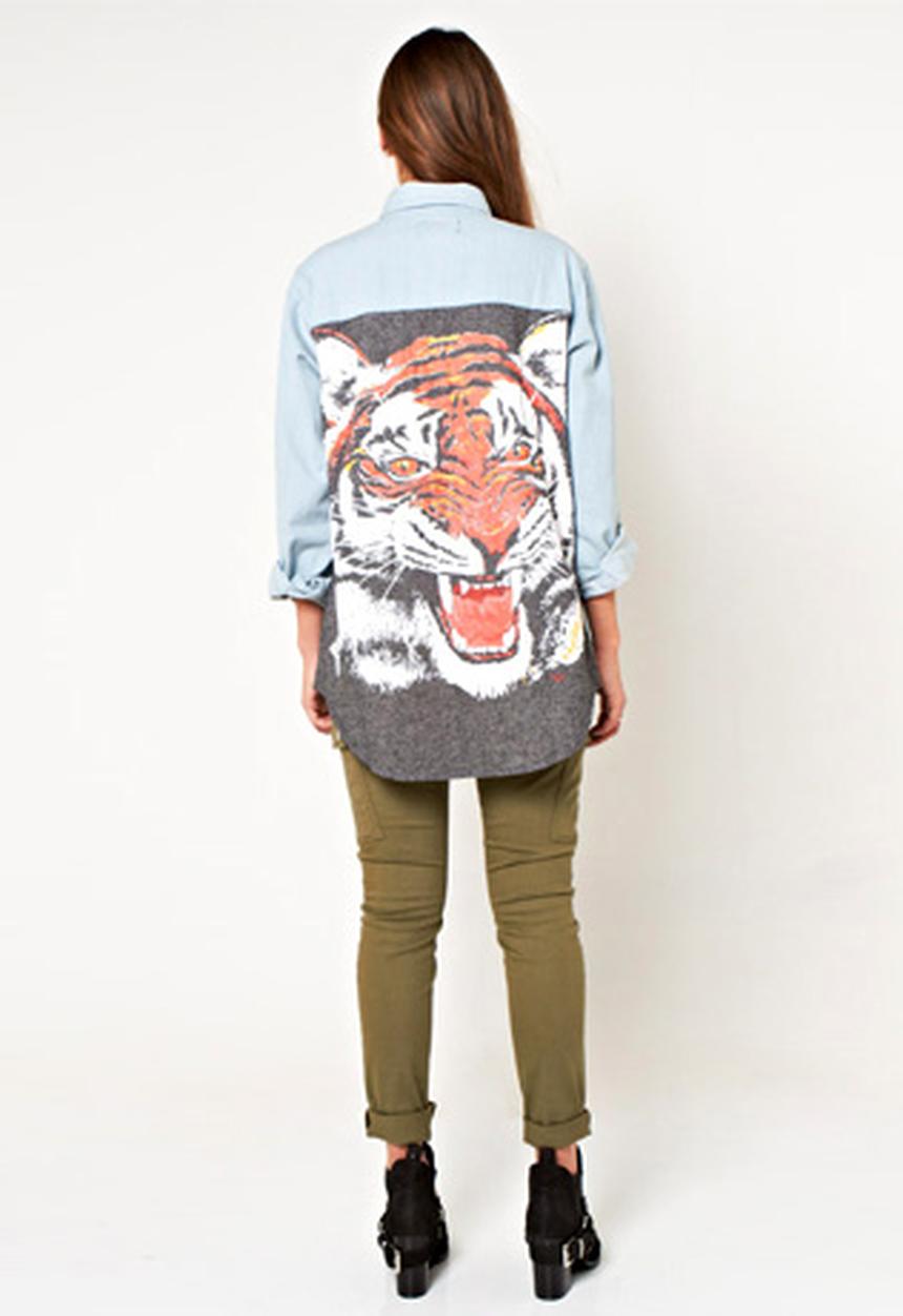MINKPINK Fashion - Tiger Army Shirt – Multi