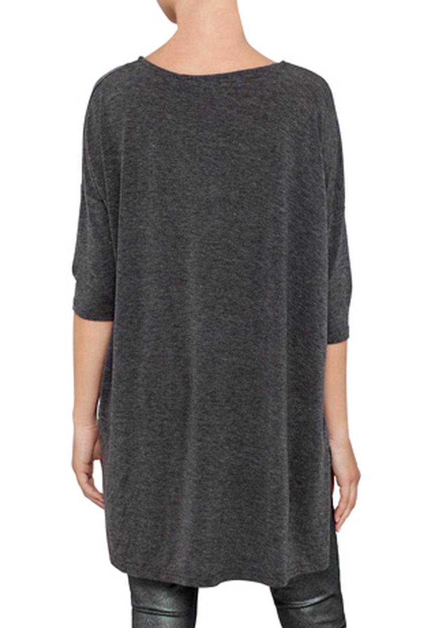 MINKPINK Fashion - Tiger Army Slouch Tee – Charcoal Marl