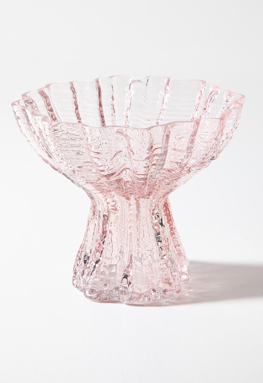 Sixth Floor - Shell Glass vase - Pink
