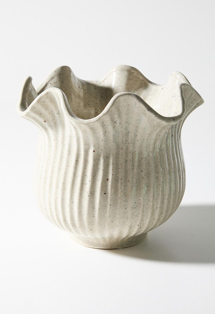Sixth Floor - Stoneware Bud Vase/Plnter - Natural