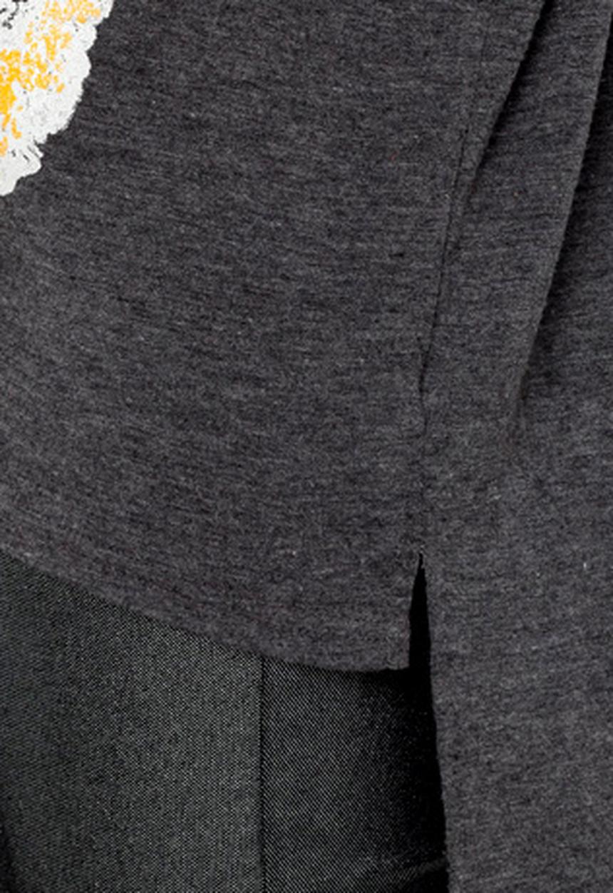 MINKPINK Fashion - Tiger Army Slouch Tee – Charcoal Marl