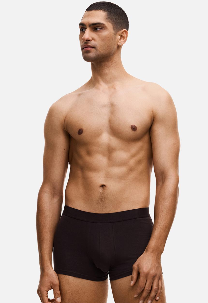H&M - 3-Pack short trunks with lycra® - beige/brown