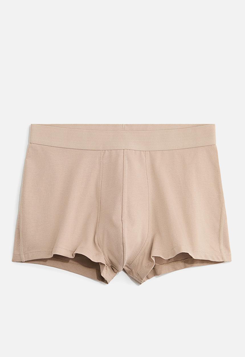 H&M - 3-Pack short trunks with lycra® - beige/brown