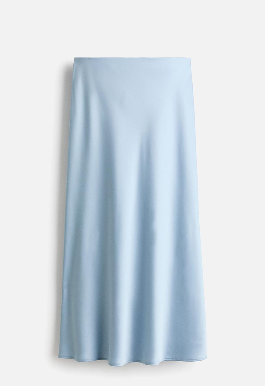 H&M - Midi skirt - light blue