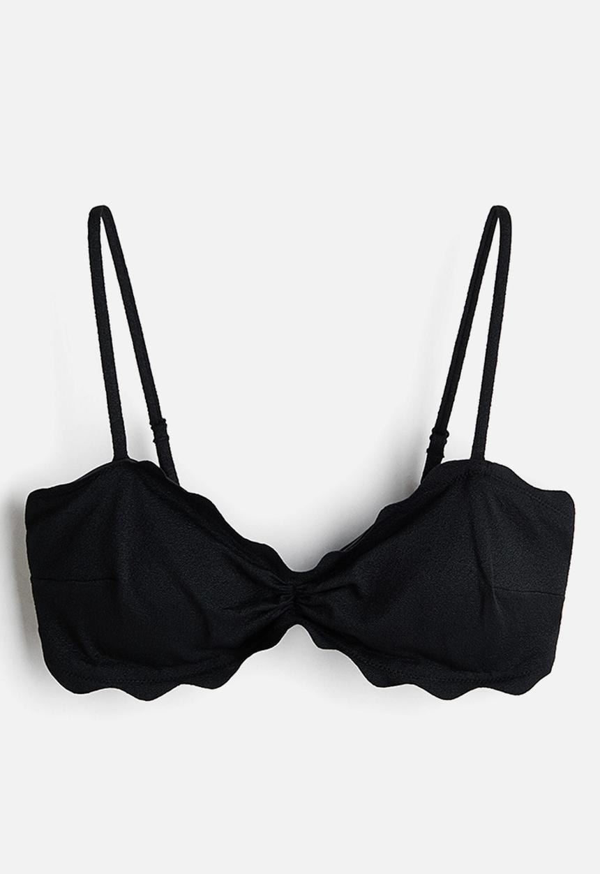 H&M - Padded bikini top - black