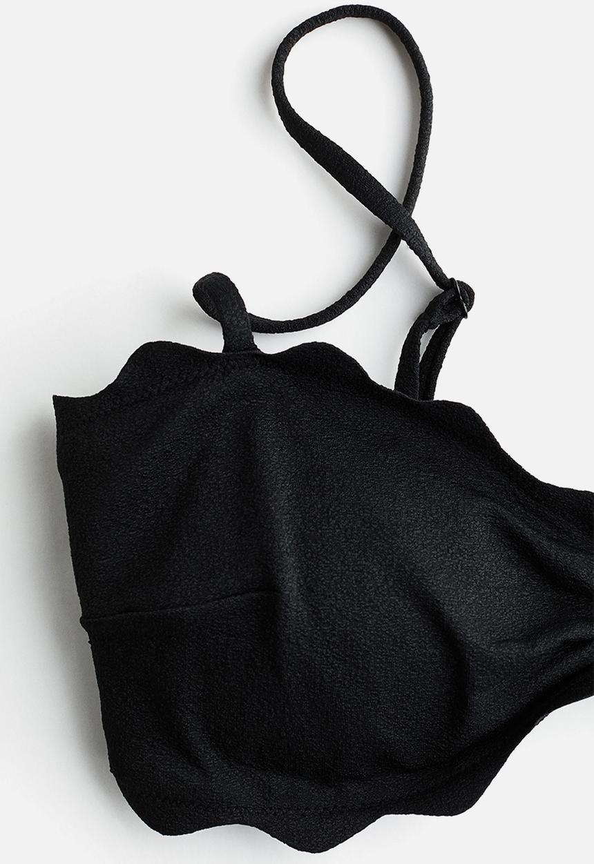 H&M - Padded bikini top - black