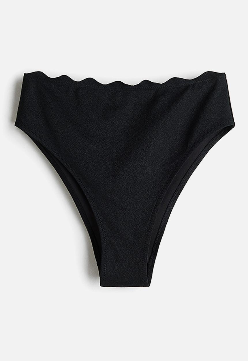 H&M - Cheeky high waist bikini bottoms - black