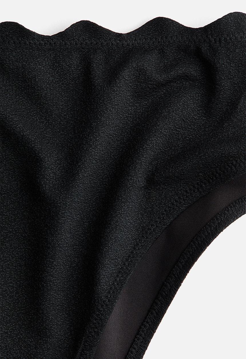 H&M - Cheeky high waist bikini bottoms - black