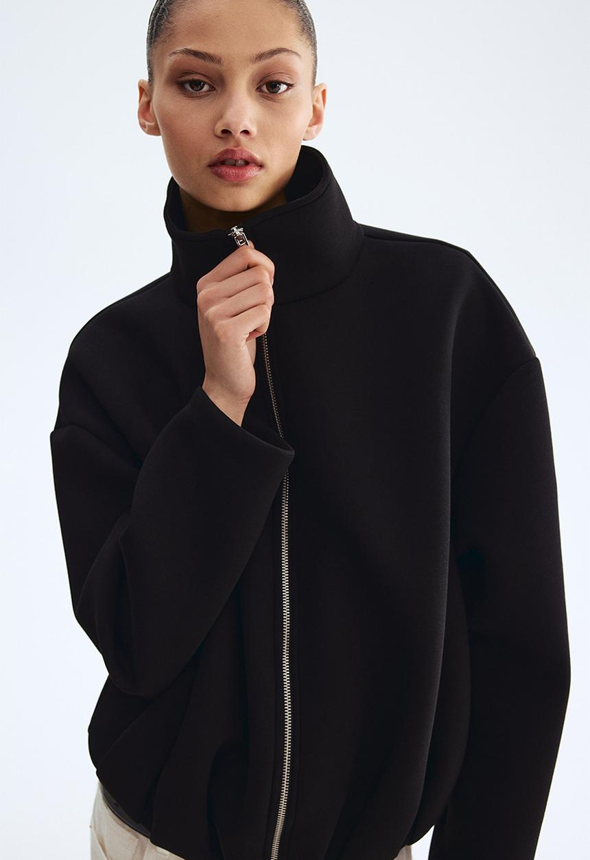 H&M - Scuba jacket - black
