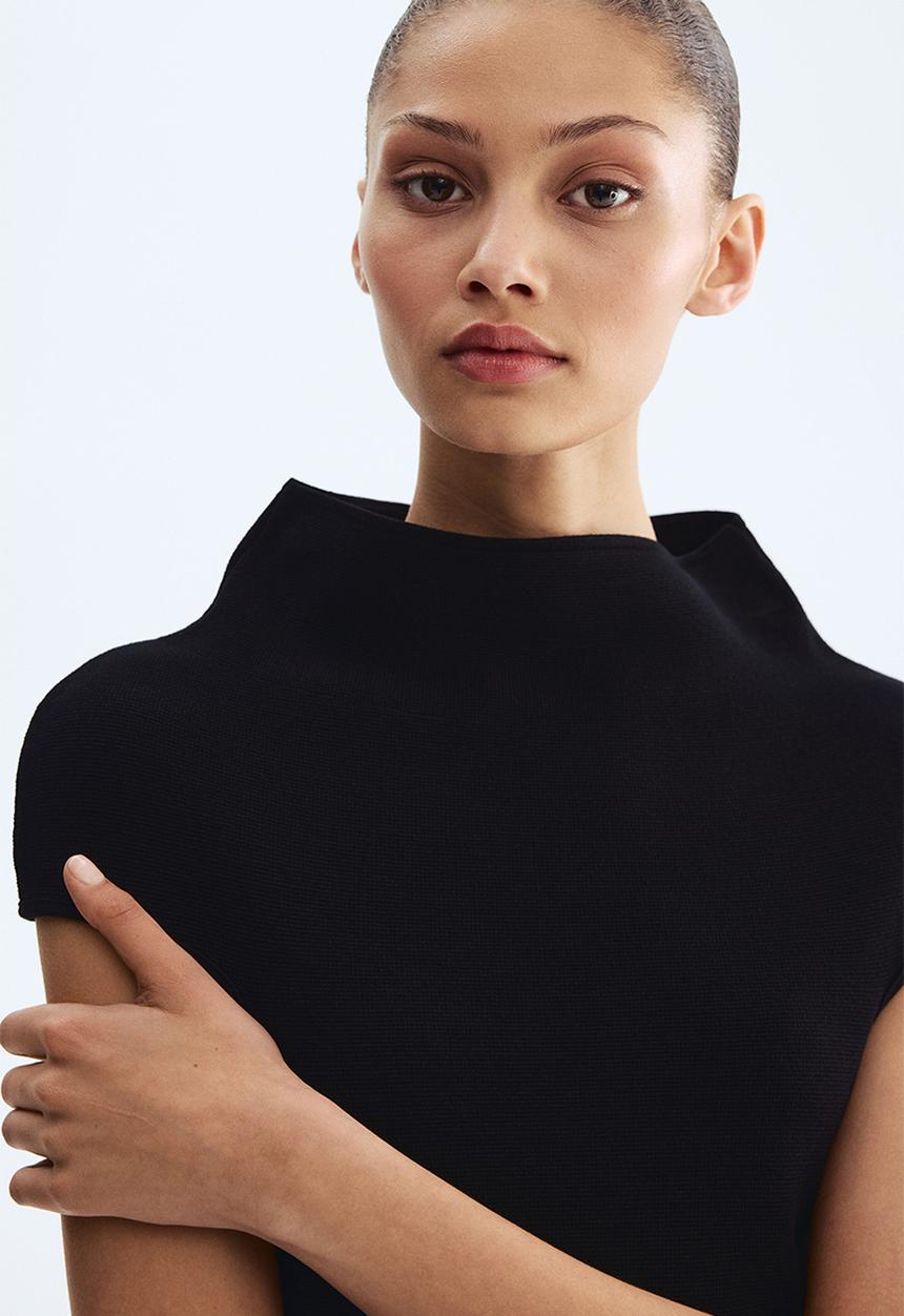 H&M - Turtleneck top - black