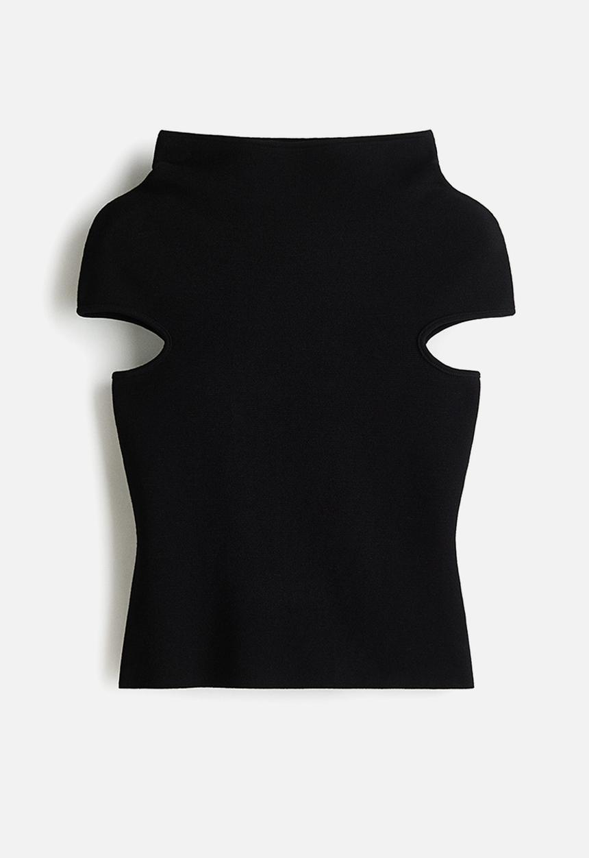 H&M - Turtleneck top - black