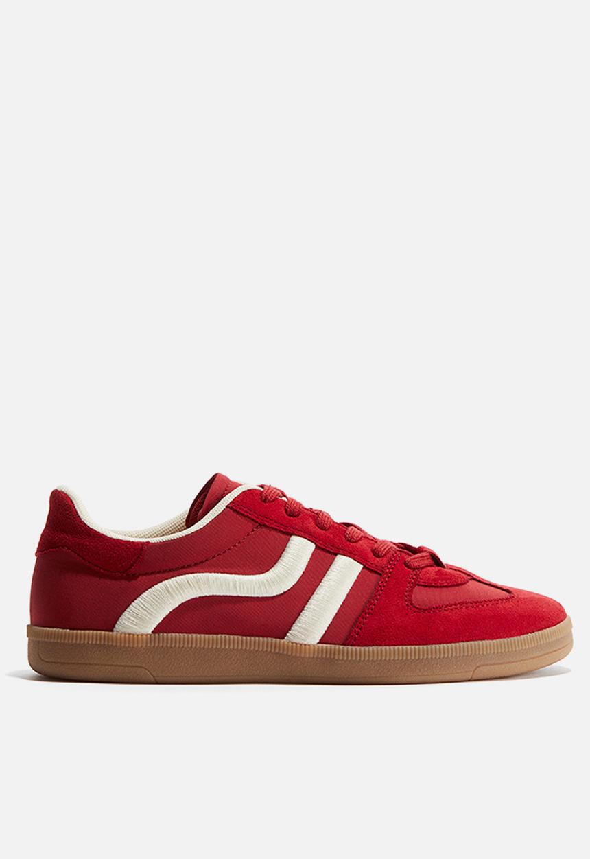H&M - Trainers - red/white