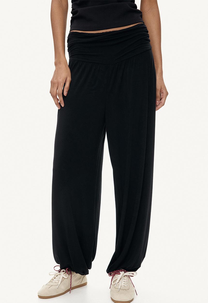 H&M - Viscose balloon trousers - black