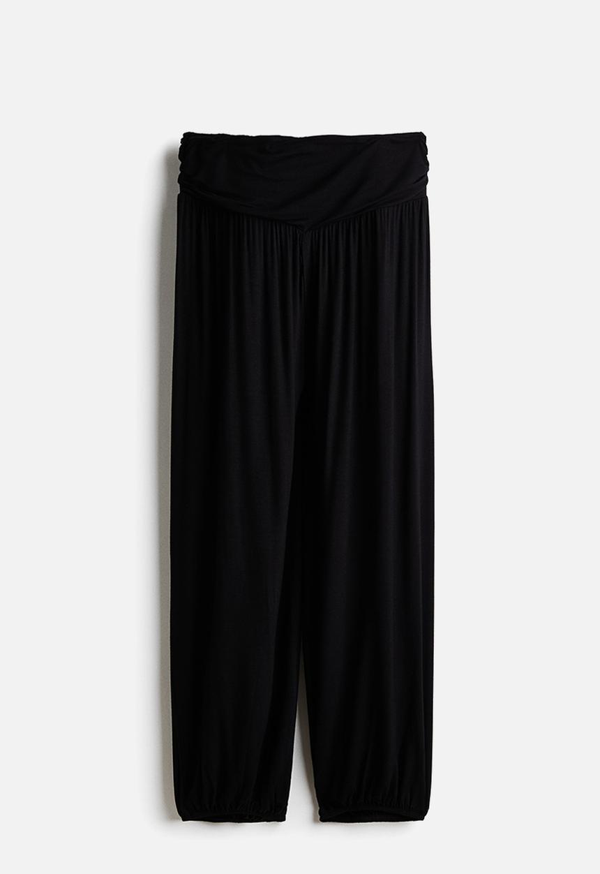 H&M - Viscose balloon trousers - black