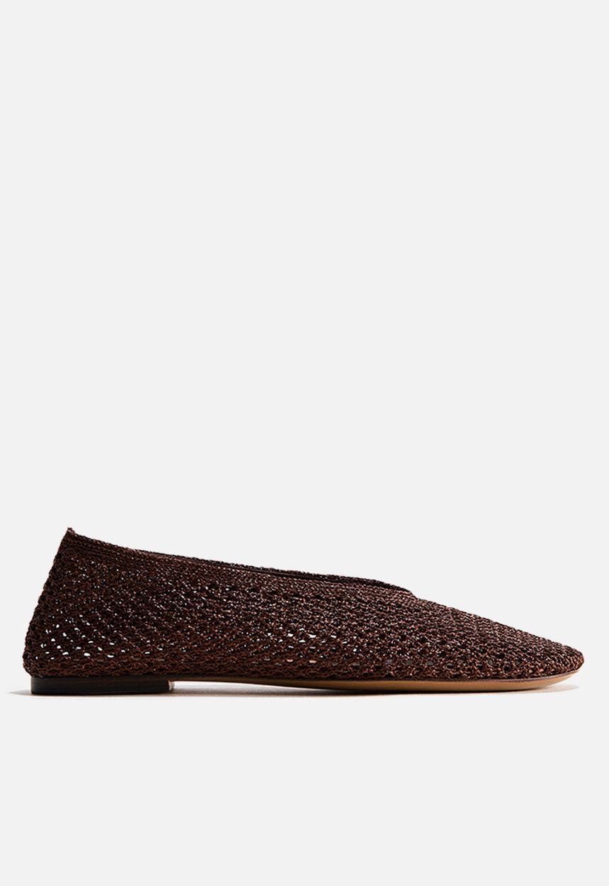 H&M - Braided ballet flats - dark brown