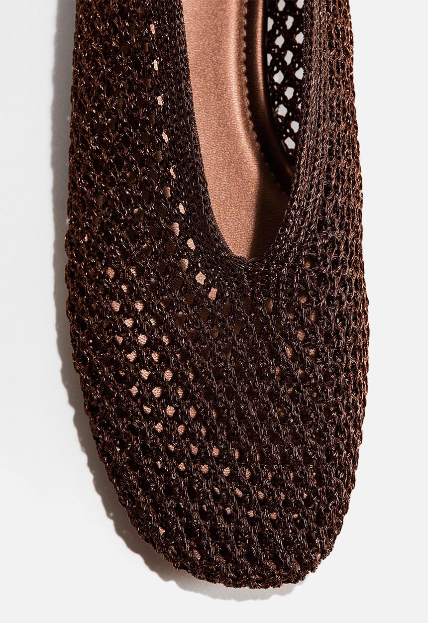 H&M - Braided ballet flats - dark brown