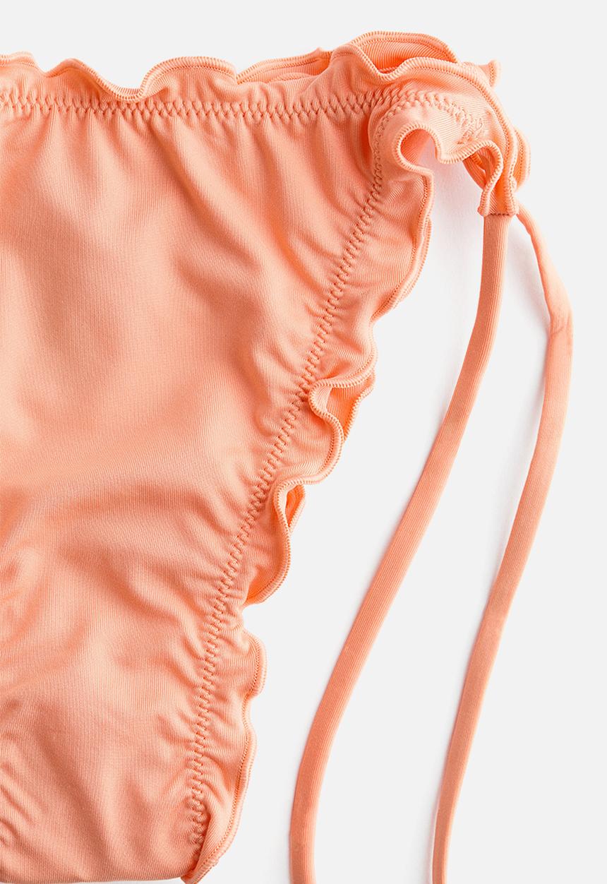 H&M - Cheeky tie tanga bikini bottoms - apricot