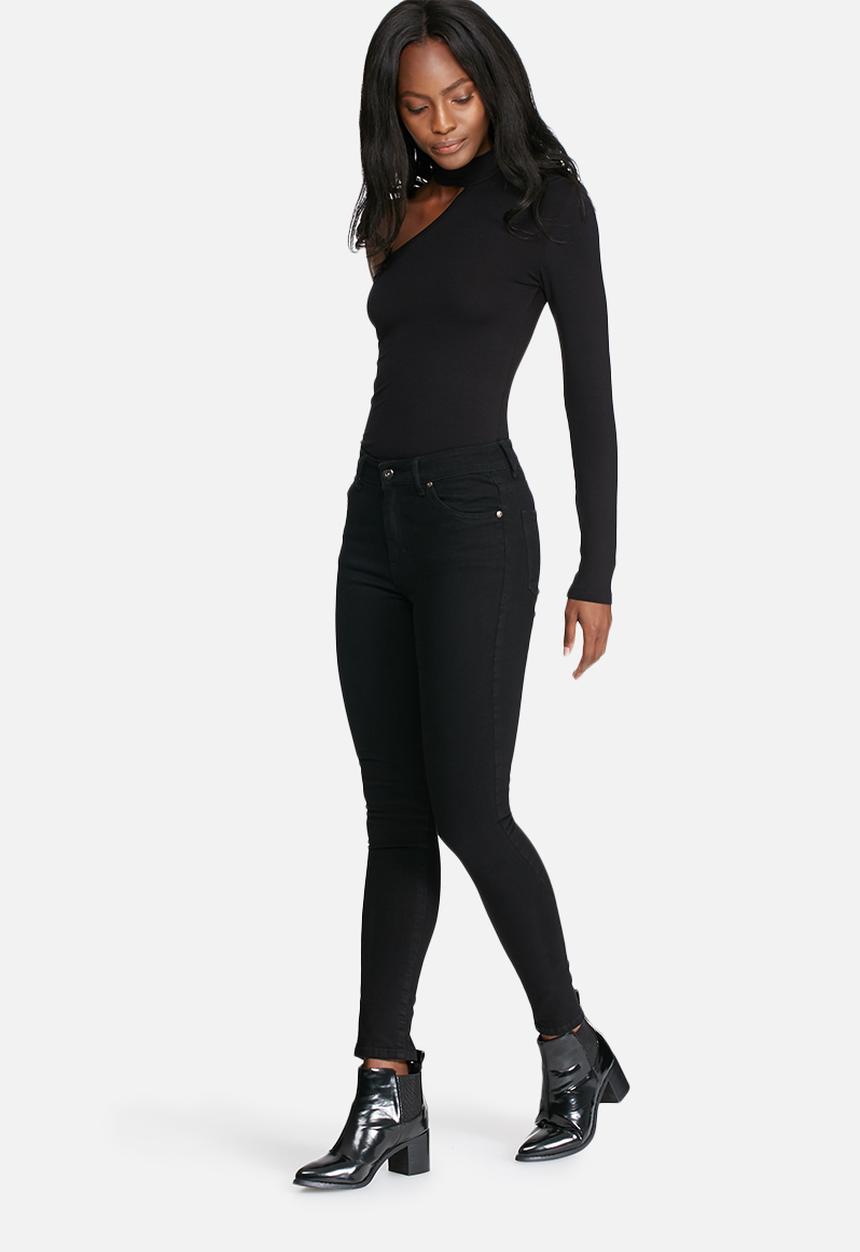 dailyfriday - One shoulder choker bodysuit