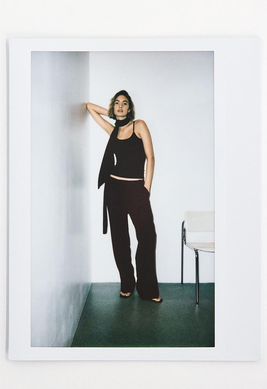 H&M - Linen-blend tailored trousers - dark brown